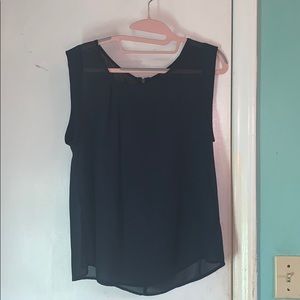 Dark blue blouse
